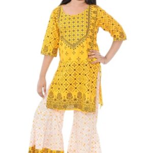 Vaishno Mata Stylish pretty Girl’s Kurta Set (D2)