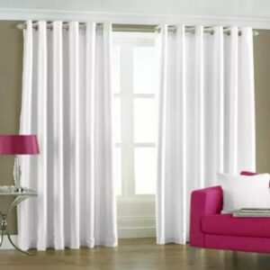 Vaishno Mata Home Tex Cursh Curtain Heavy Quality Product Pack Of 2 4×7 Feet