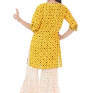 Vaishno Mata Stylish pretty Girl’s Kurta Set (D2)