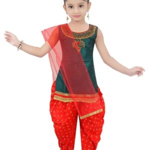 Vaishno Mata Girls Kurta Sets D1