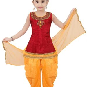 Vaishno Mata Girls Kurta Sets D2